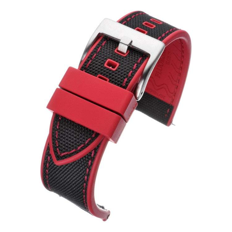 Watch StrapSailcloth & Rubber Hybrid Watch Strap - Premium Nylon Upper | Durable Our Sailcloth & Rubber Hybrid Watch Straps are perfect for those seeking both style and durability. The premium reinforced nylon upper, inspired by ship sails, a