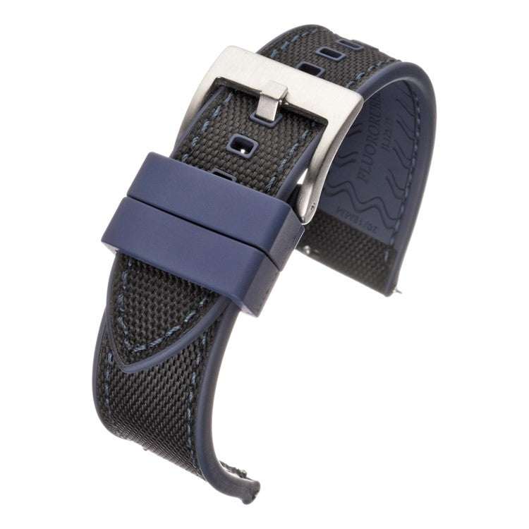 Watch StrapSailcloth & Rubber Hybrid Watch Strap - Premium Nylon Upper | Durable Our Sailcloth & Rubber Hybrid Watch Straps are perfect for those seeking both style and durability. The premium reinforced nylon upper, inspired by ship sails, a