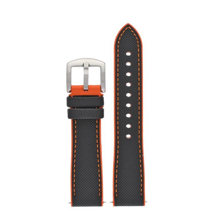 Premium Waterproof Rubber Hybrid Watch Strap