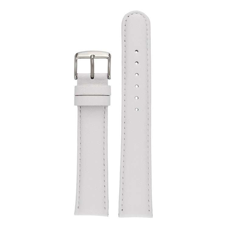 XL Padded Stitched Leather Watch Strap – Durable Comfort