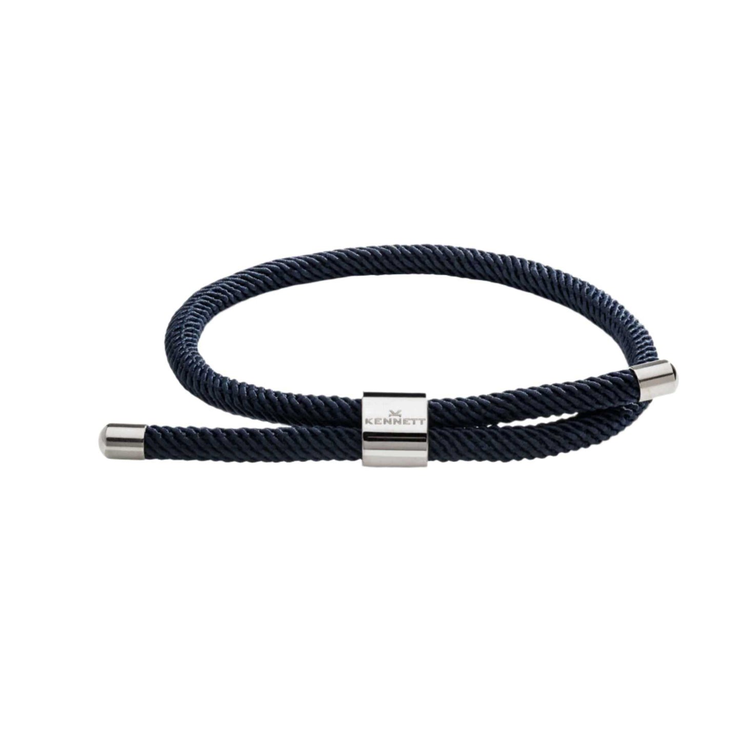 Kennett Unisex Rope Bracelet – Steel Clasp & Nylon