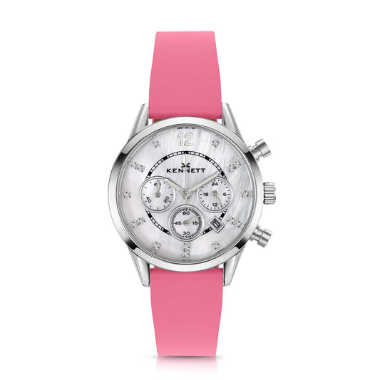 Kennett Lady Savro Chronograph Watch – Silver & Pearl