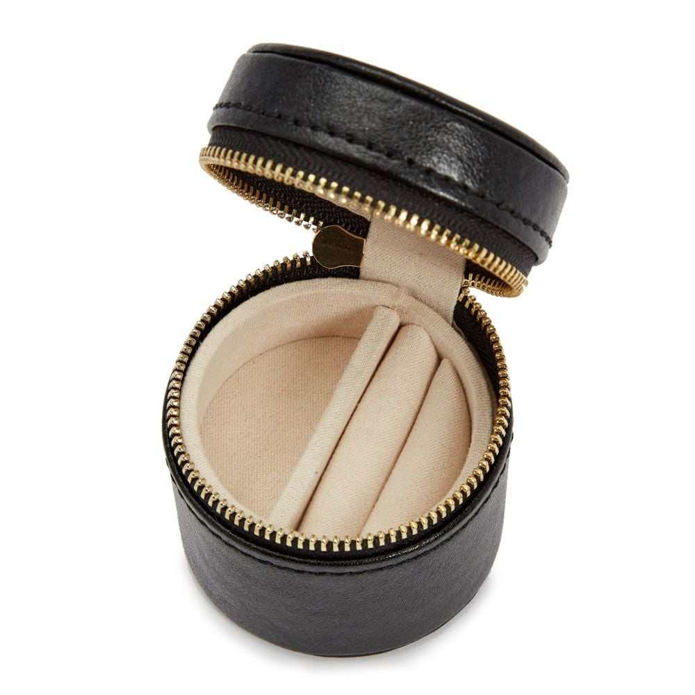 Palermo Leather Watch & Jewellery Roll – 2 Slot