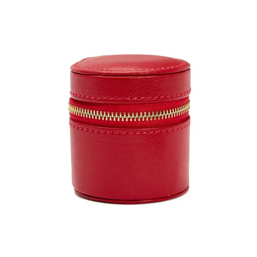 Palermo Double Watch Roll & Jewellery Pouch – Red