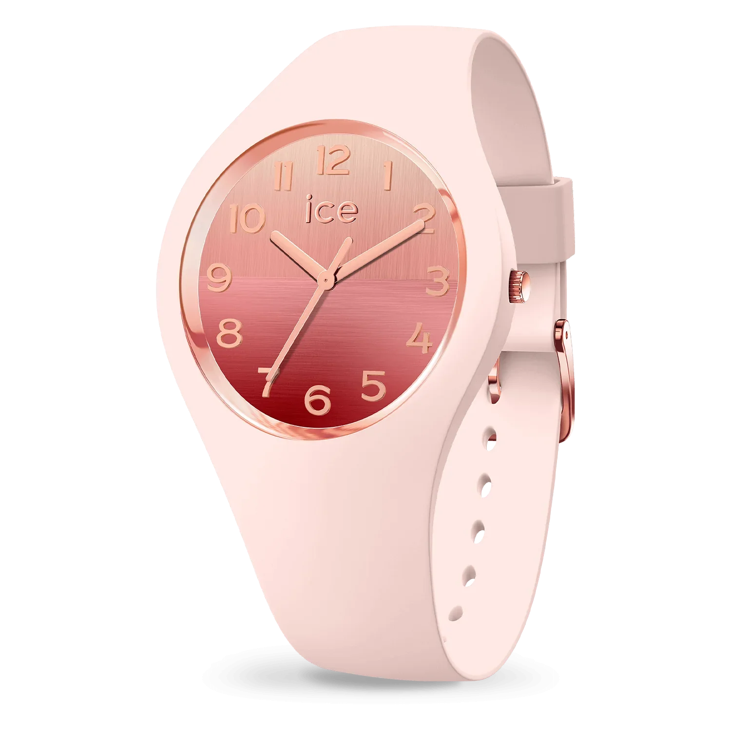 ICE Horizon Nude Watch Small with elegant design and pink details.
