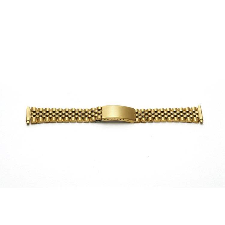 Gold Jubilee Style Metal Watch Bracelet with telescopic ends for a sophisticated look.