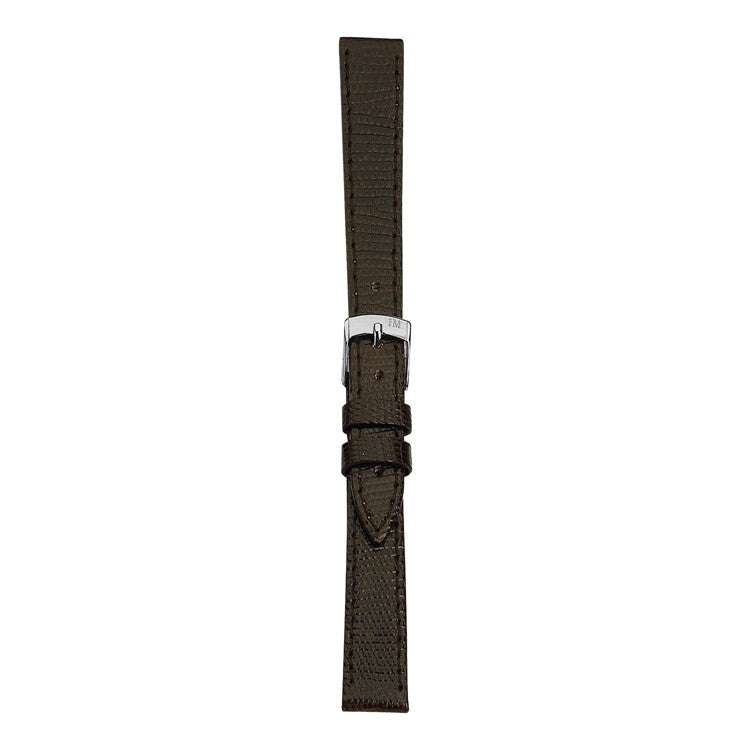Morellato Livorno Cucito watch strap, genuine Teju Lizard with stitched edge.