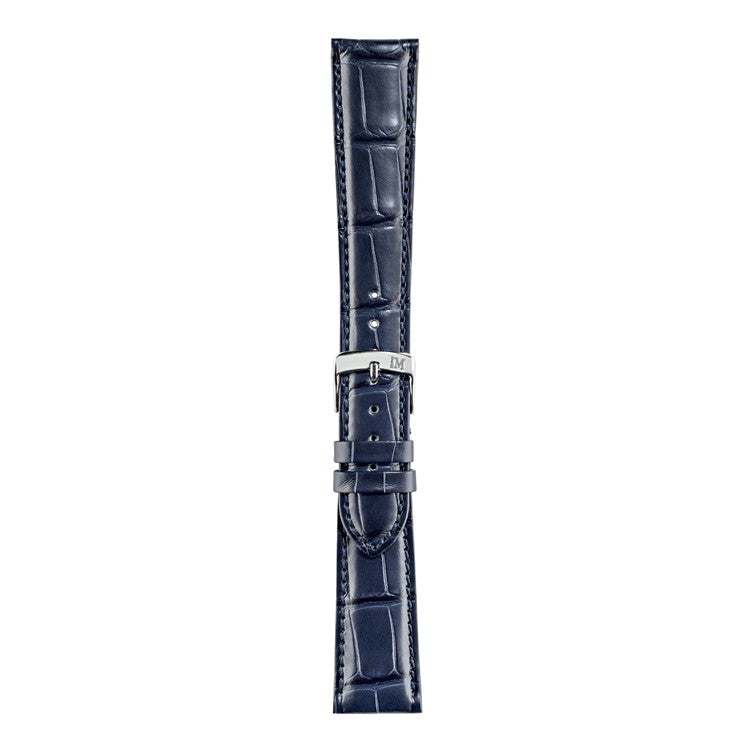 Morellato Amadeus Genuine Alligator watch strap with stainless steel buckle.