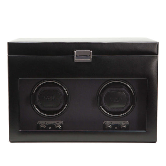 Watch AvenueWolf Heritage Double Watch Winder with Storage 270402Watch Avenue UK