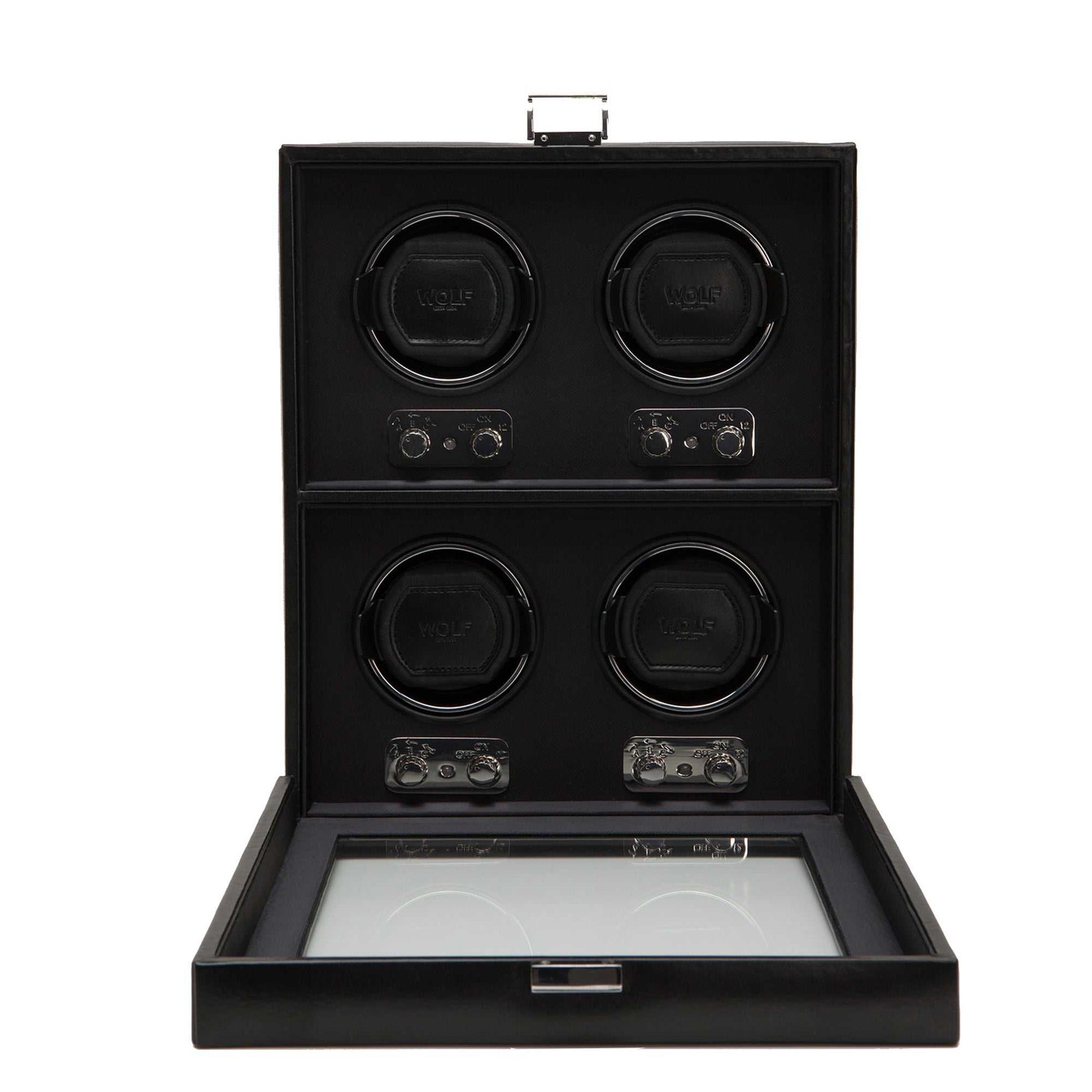 Watch AvenueWolf Heritage 4 Piece Watch Winder 270602Watch Avenue UK