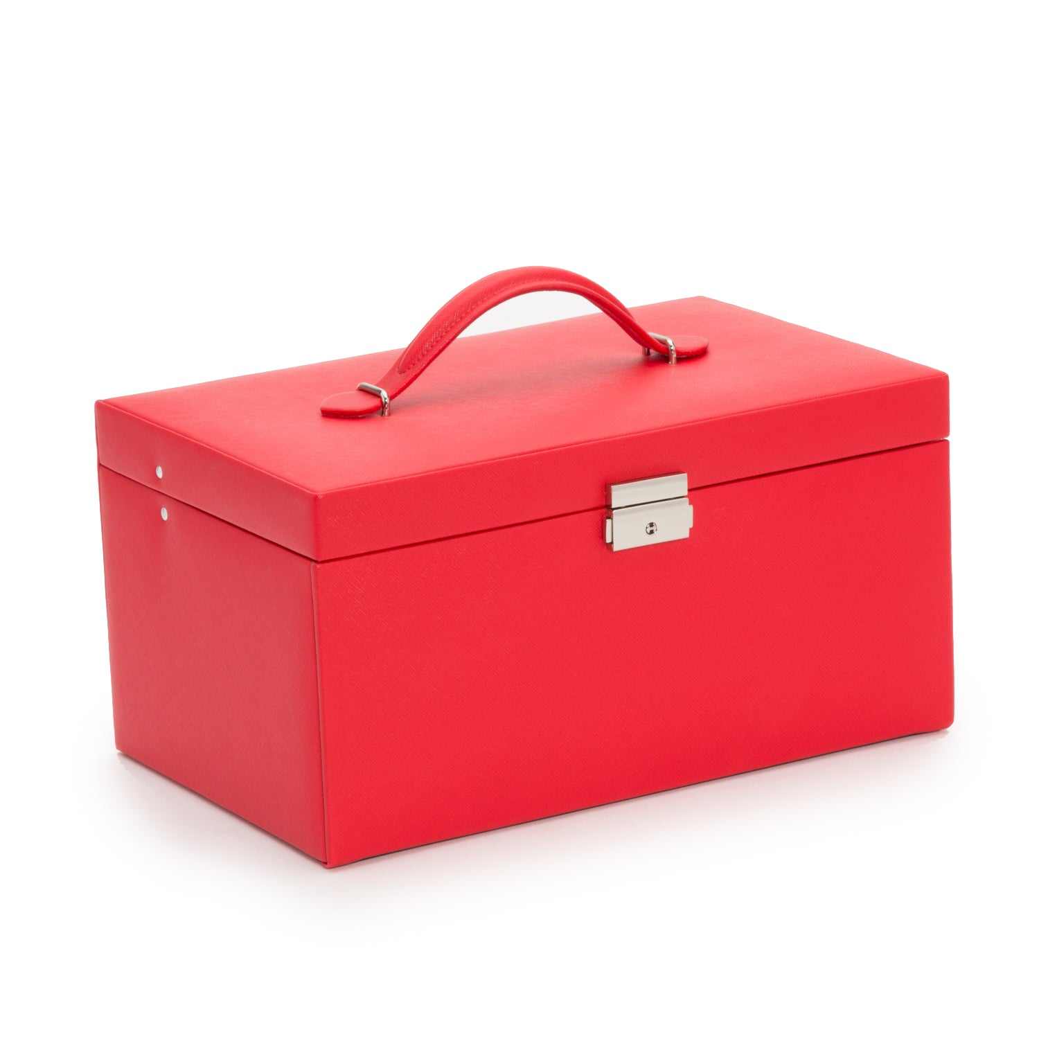 Watch Avenue UKJewellery BoxWolf Heritage Large Jewellery Box Red Saffiano 280214Watch Avenue UK