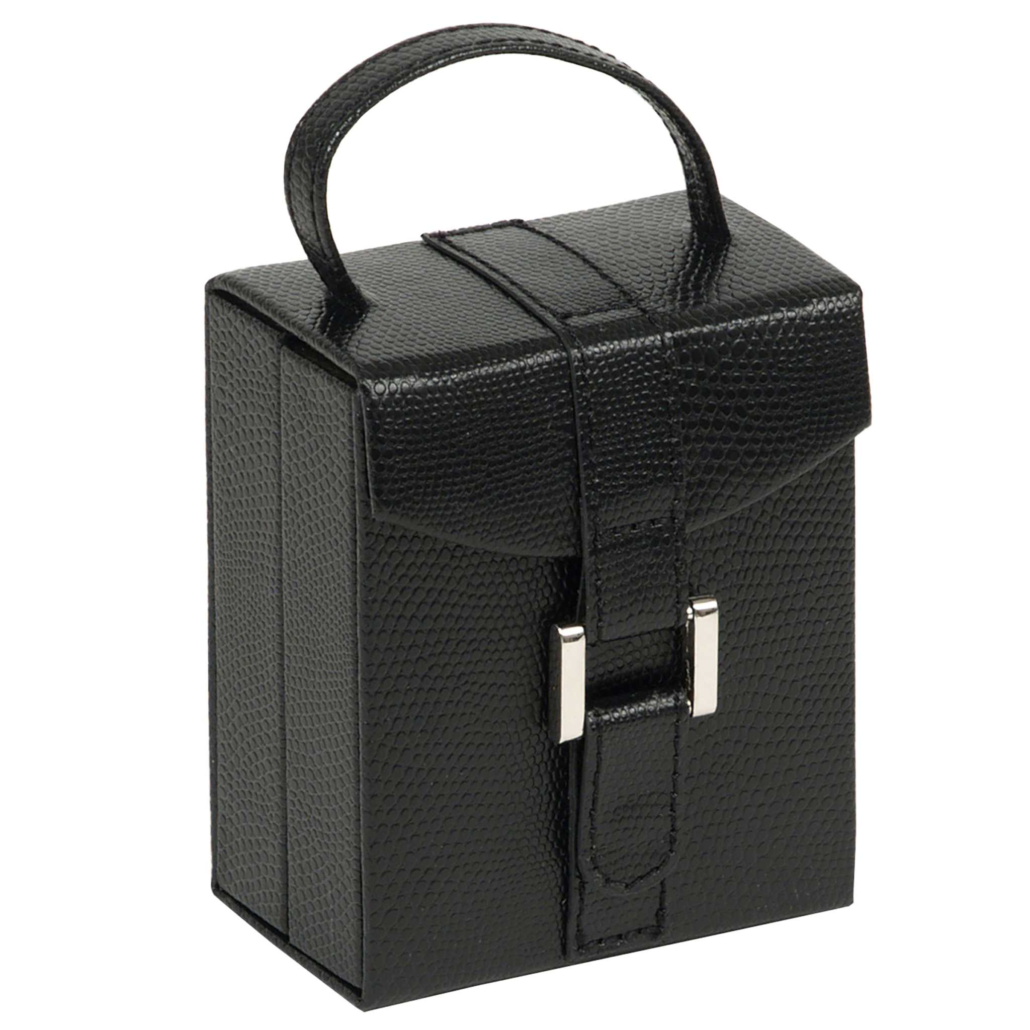 Jewellery BoxWolf Heritage Fold-Out Travel Black Jewellery Box 281202Introducing the Wolf Heritage Fold-Out Travel Black Jewellery Box (Model: 281202)– a perfect marriage of classic design and vibrant aesthetics. Elevate your jewelry 