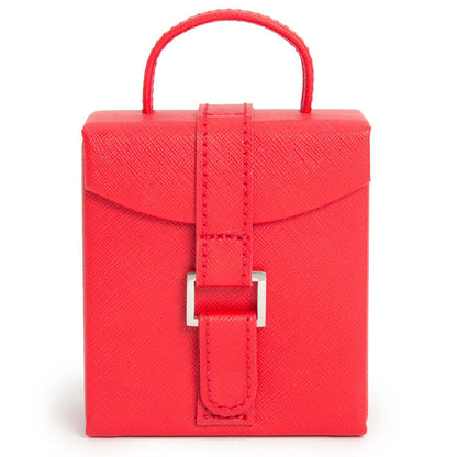 Jewellery BoxWolf Heritage Fold-Out Travel Red Saffiano Jewellery Box 281214Introducing the Wolf Heritage Fold-Out Travel Red Saffiano Jewellery Box (Model: 281214) – a harmonious blend of classic design and vibrant elegance. Elevate your je
