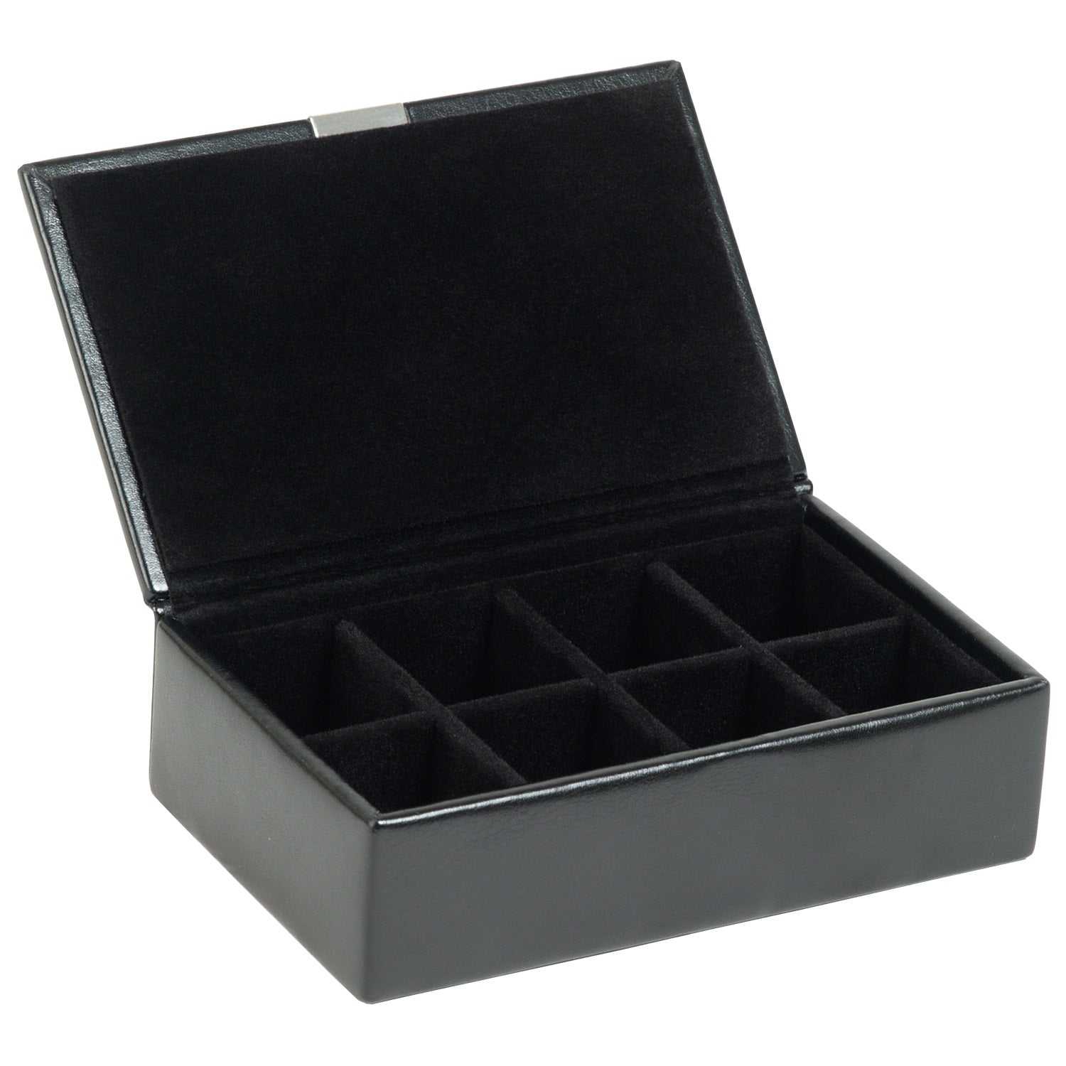 WOLFWOLF HERITAGE 8 PIECE BLACK CUFFLINK BOX | 290202Watch Avenue UK