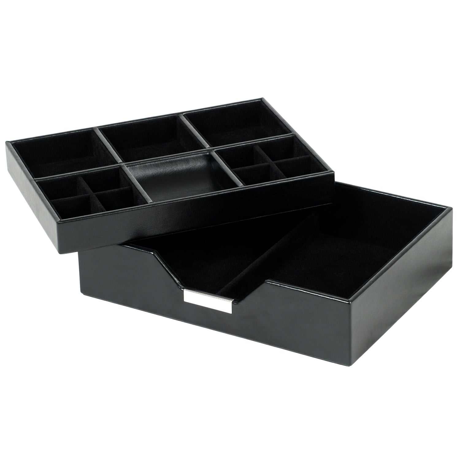 Watch Avenue UKValet TrayWolf Heritage Set of 2 Valet Trays Black 290302Watch Avenue UK