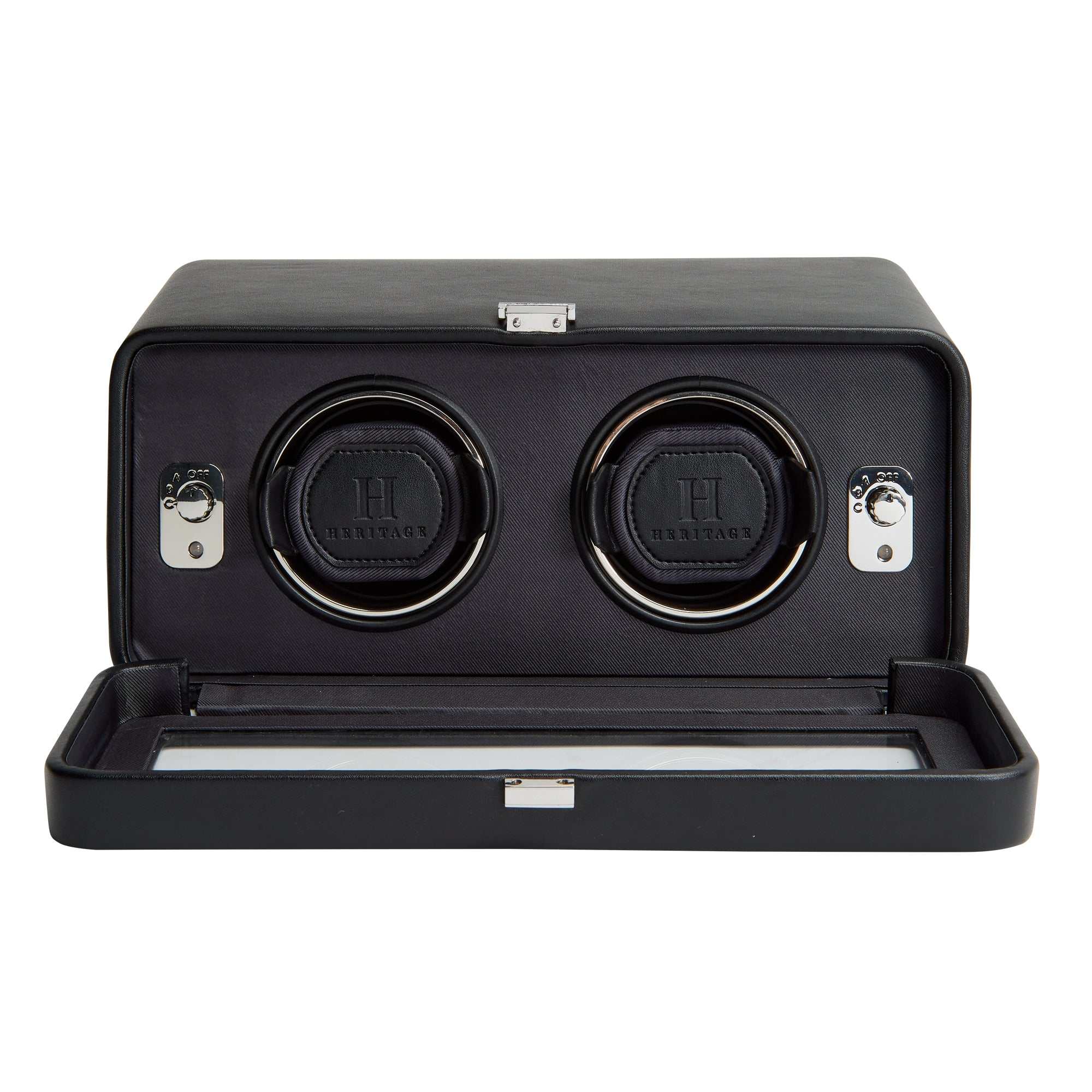 Windsor Double Watch Winder with Cover – WOLF