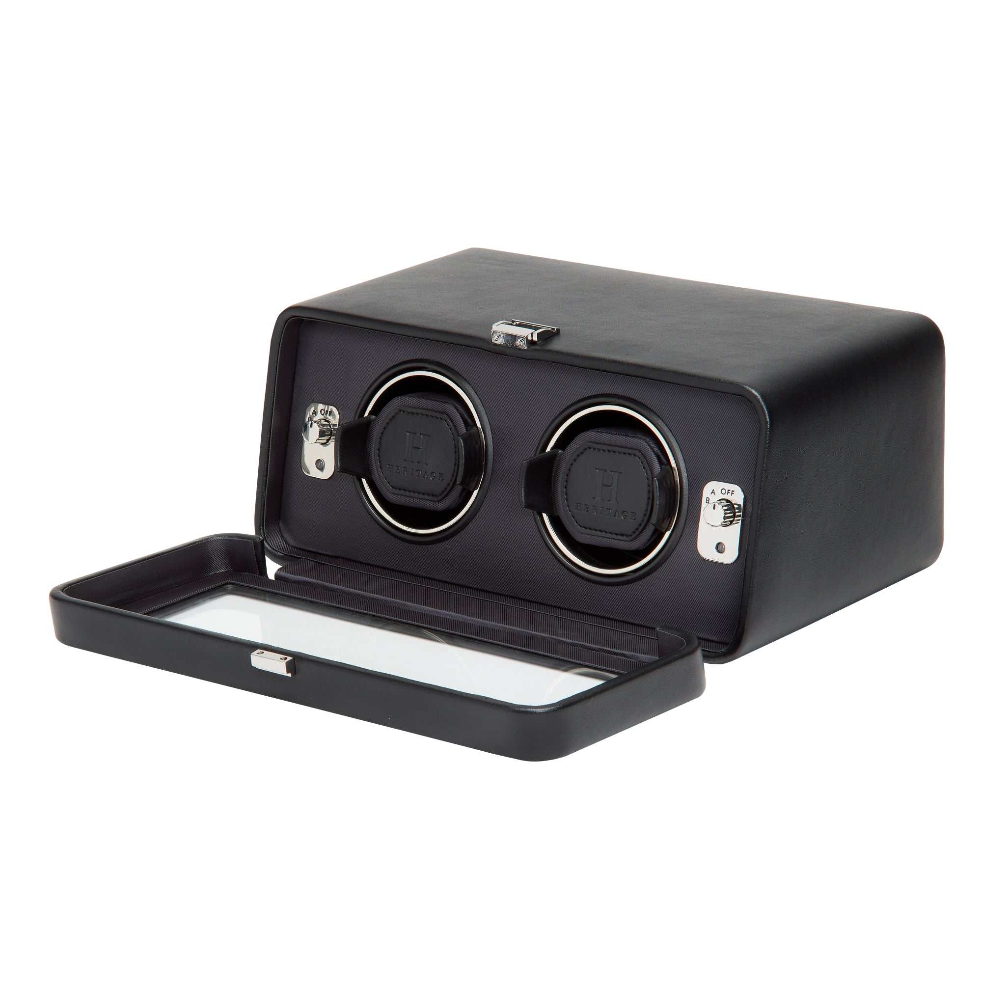 Windsor Double Watch Winder with Cover – WOLF