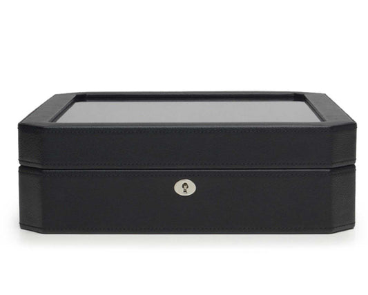 Wolf Heritage Windsor 15 Piece Watch Box Black/Grey 4585029