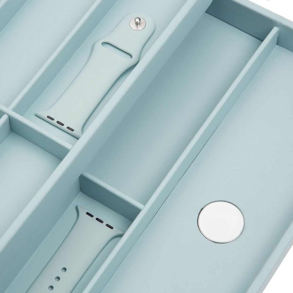 Watch Avenue UKValet CaseWolf Watch Valet with Strap Tray for Apple Watch Aqua 463024Watch Avenue UK