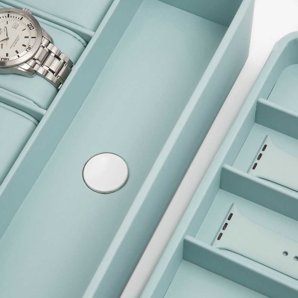 Apple watch and accessories storage case blue
