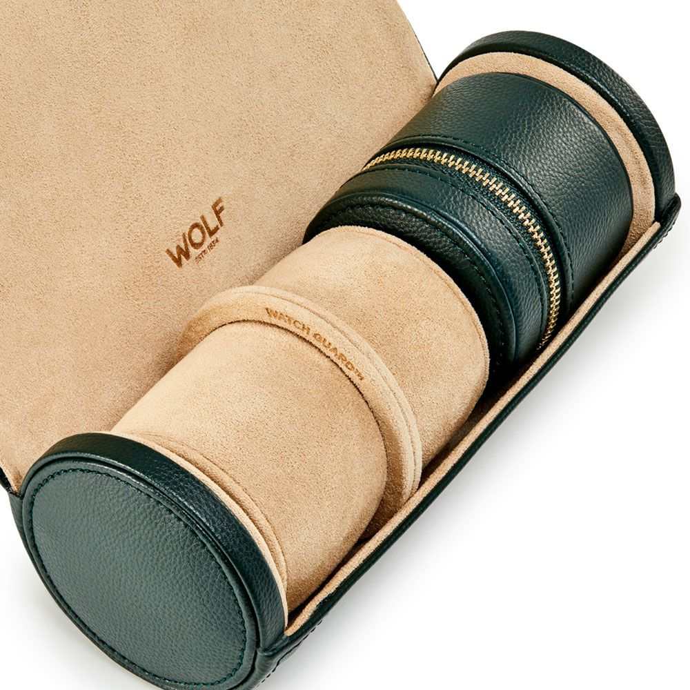 Watch Avenue UKJewellery RollWolf Cassandra Jewellery Watch Roll Hunter Green 800844Watch Avenue UK