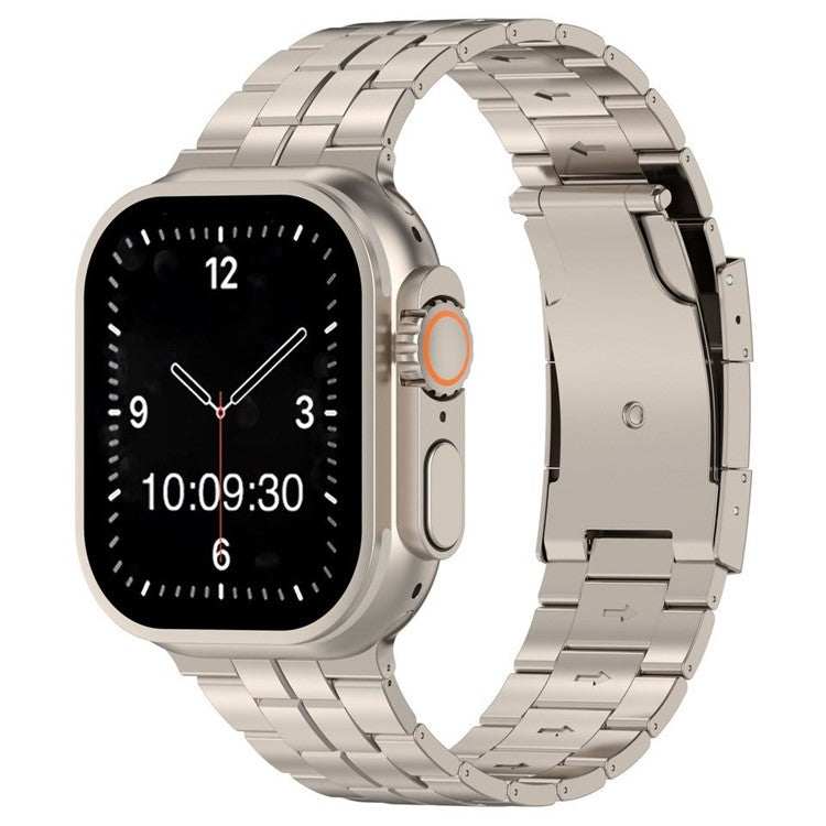 Block Titanium Metal Apple Watch Bracelet | Watch Avenue