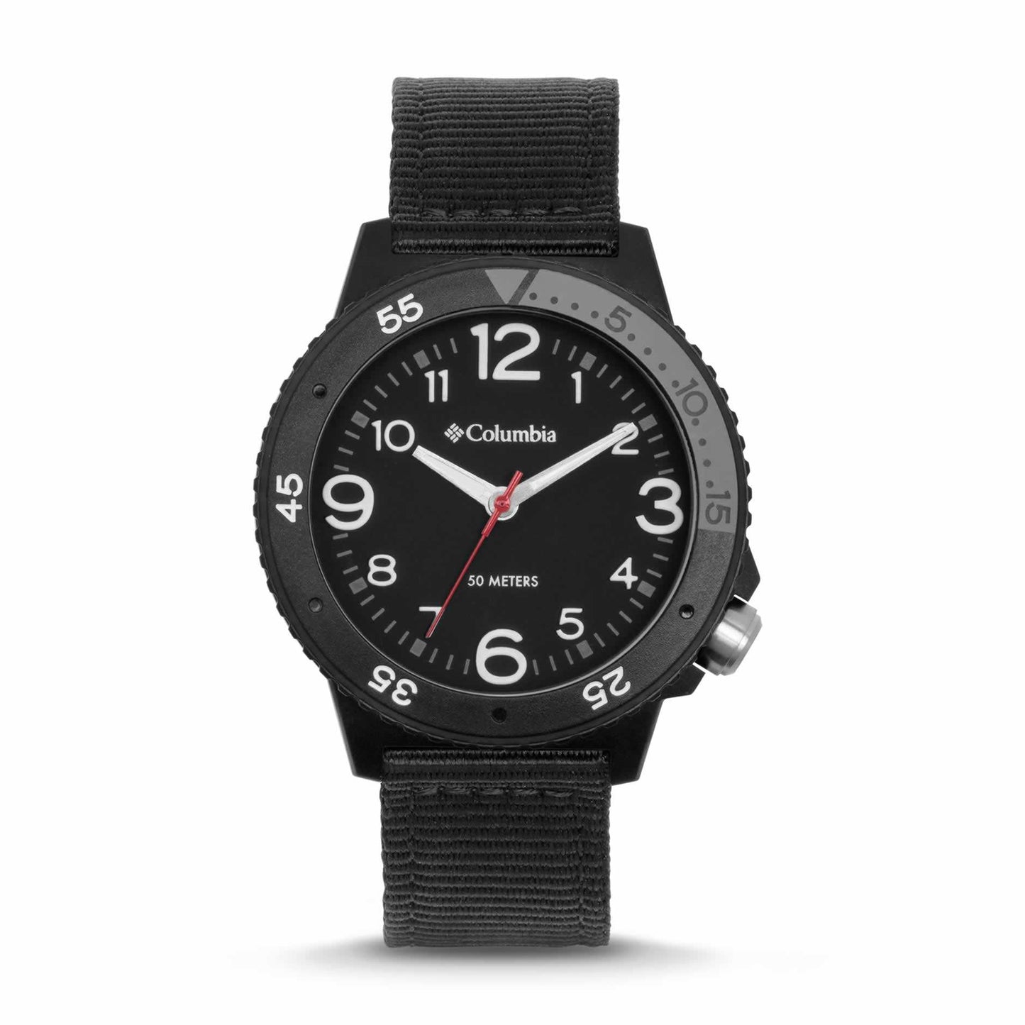 ColumbiaWatchColumbia Watch Cross Trails Black Case Grey Dial Black Nylon StrapWatch Avenue UK