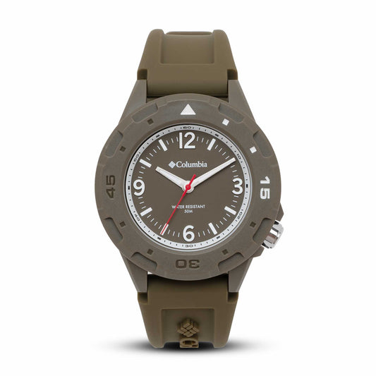ColumbiaWatchColumbia Watch Trailhead Olive Dial Olive Silicone StrapWatch Avenue UK