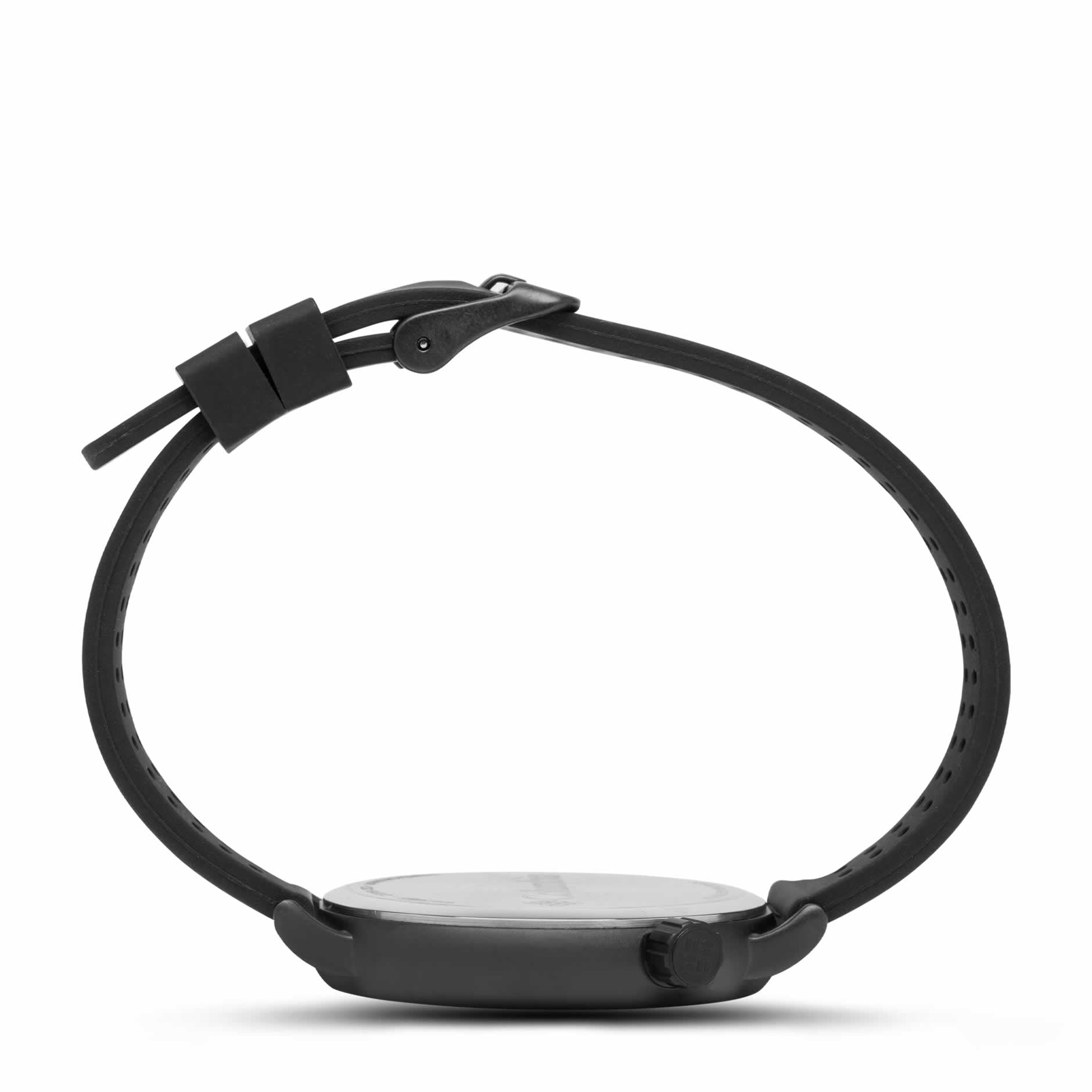 WatchColumbia Watch Trailbanks Black Case Black Dial Black Silicone Strap