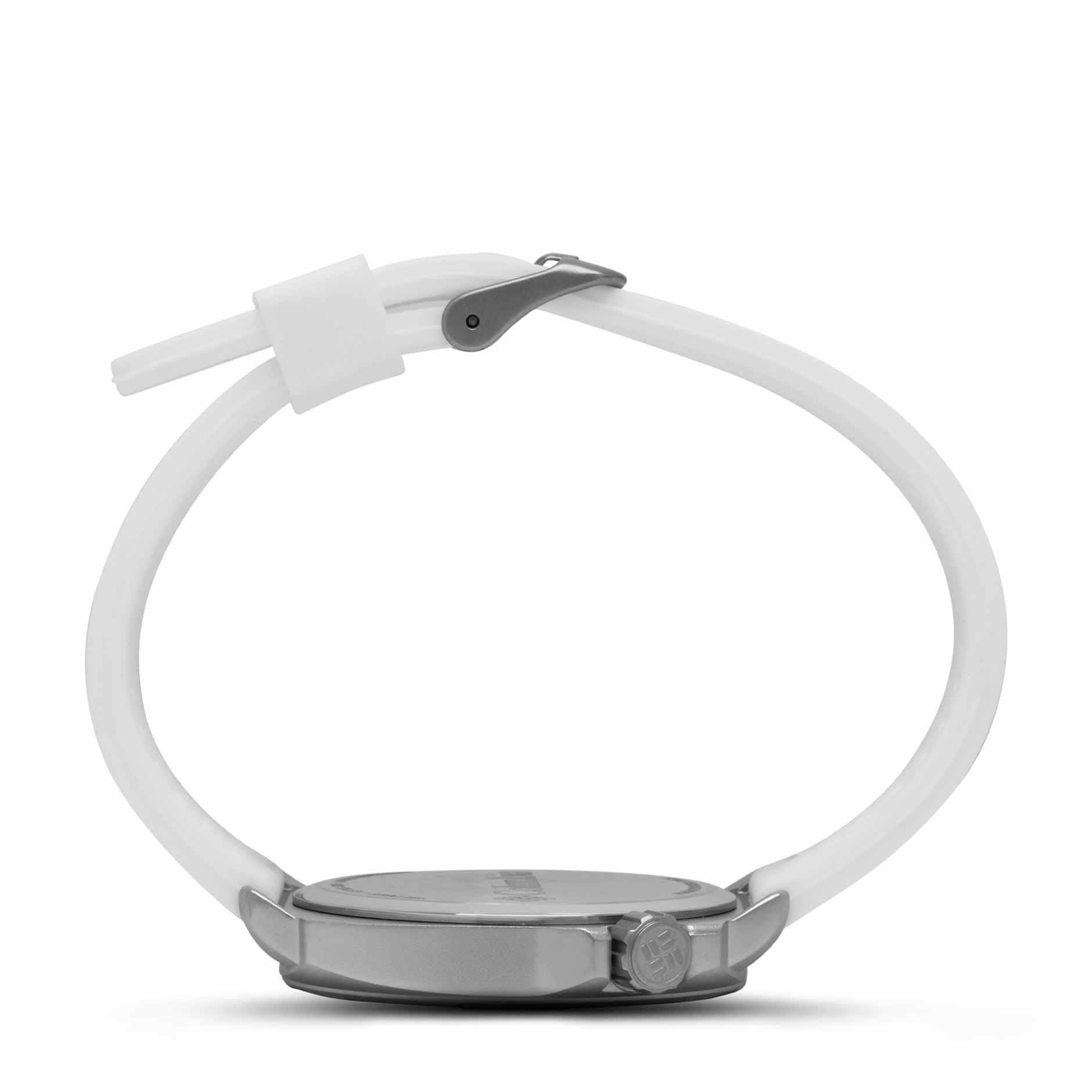 Watch Columbia Watch Delta Ridge Steel Colour White Dial White Silicone Stra