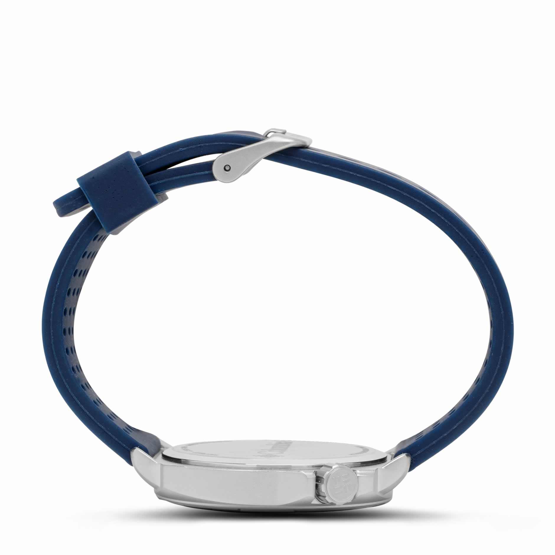 WatchColumbia Watch Delta Ridge Steel Colour Blue Dial Blue Silicone Strap