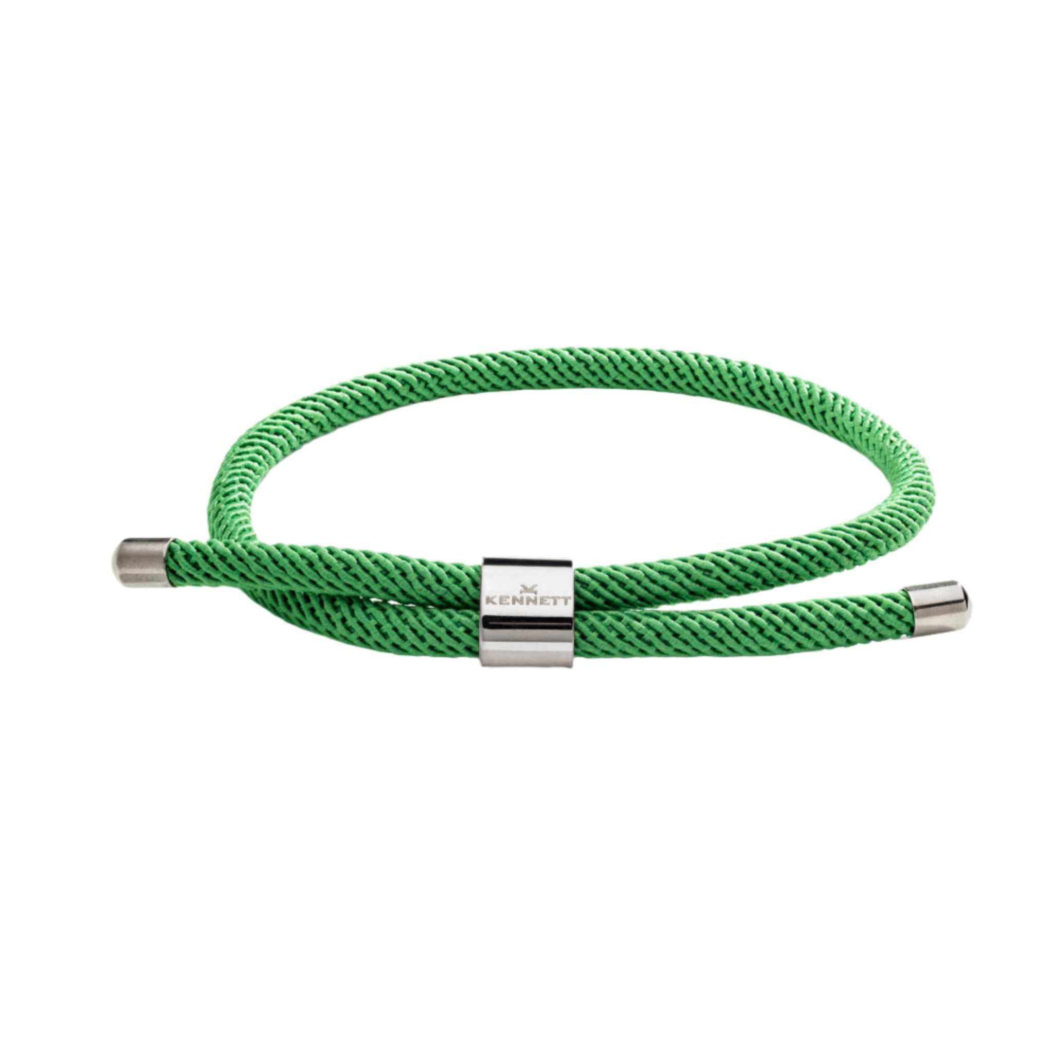 Kennett Unisex Rope Bracelet – Steel Clasp & Nylon