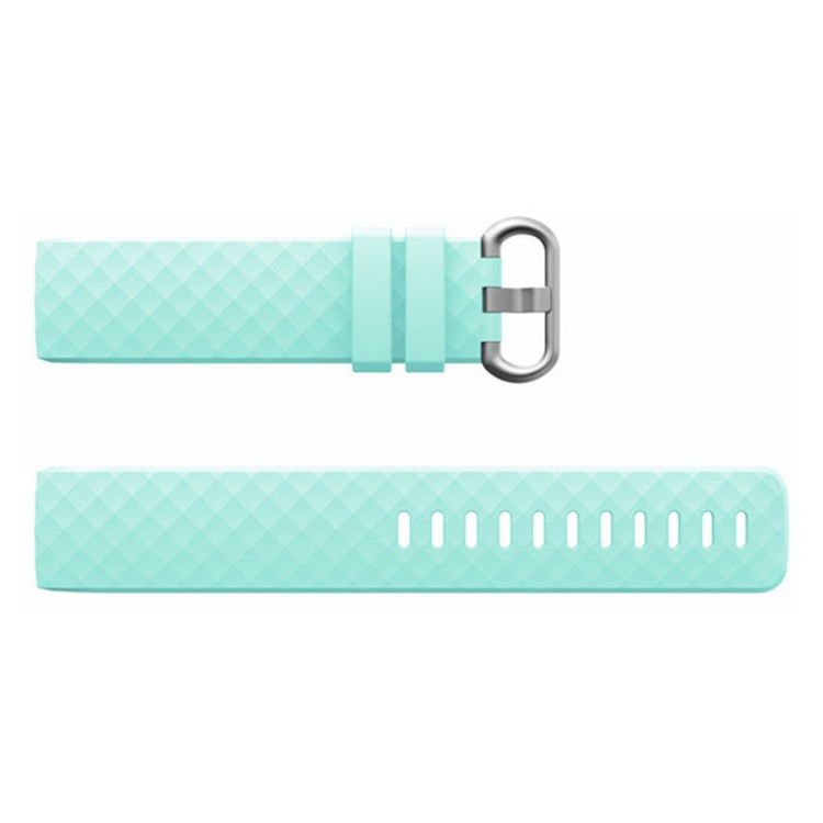 Mint green Fitbit Charge 3 & 4 compatible strap, sizes S & L available.