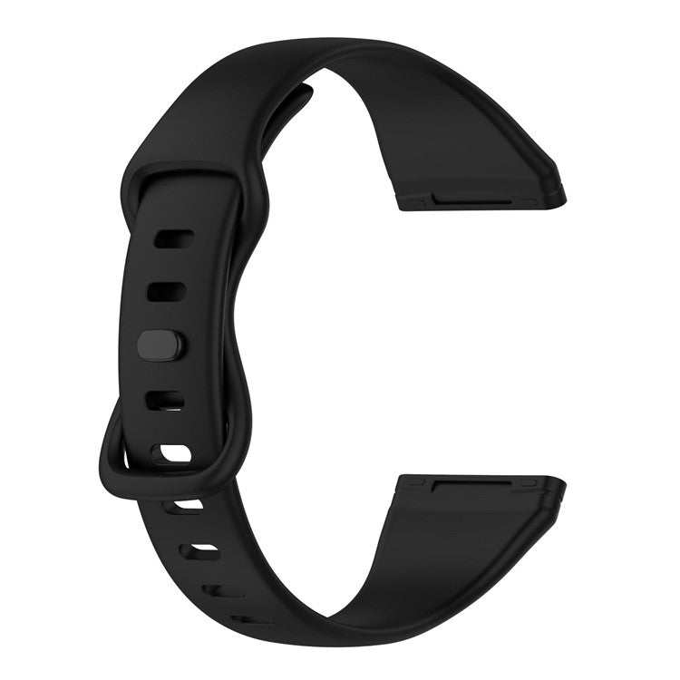 Fitbit Versa 4 compatible black strap, available in sizes S and L for a comfortable and stylish fit.