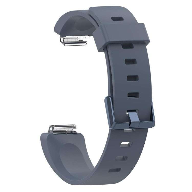 Fitbit Inspire compatible strap in gray, available in sizes S and L for optimal comfort and style.