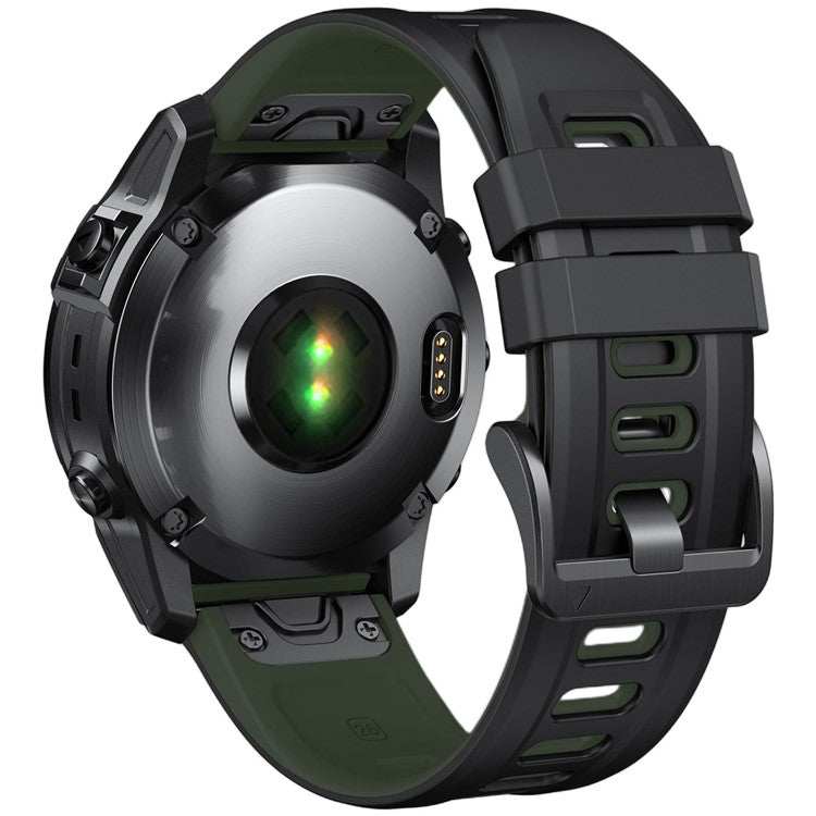 26mm quick release strap for Garmin watches, shown in durable material with a secure attachment mechanism.