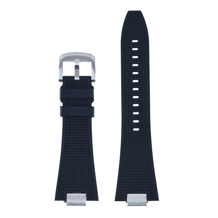 FKM rubber straps for Tissot PRX40, premium durability, brushed steel end pieces, heavy-duty pin buckle.