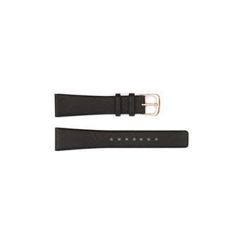 Black leather watch strap, Radley 18mm, model RY2734.