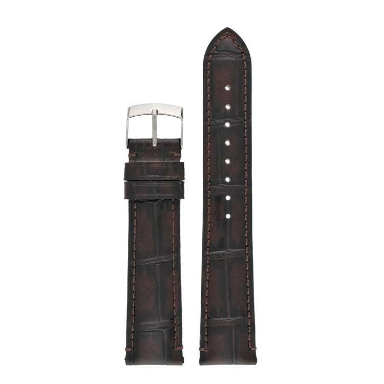 Handmade Alligator Grain Leather Watch Strap