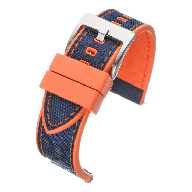 Watch StrapSailcloth & Rubber Hybrid Watch Strap - Premium Nylon Upper | Durable Our Sailcloth &amp; Rubber Hybrid Watch Straps are perfect for those seeking both style and durability. The premium reinforced nylon upper, inspired by ship sails, a