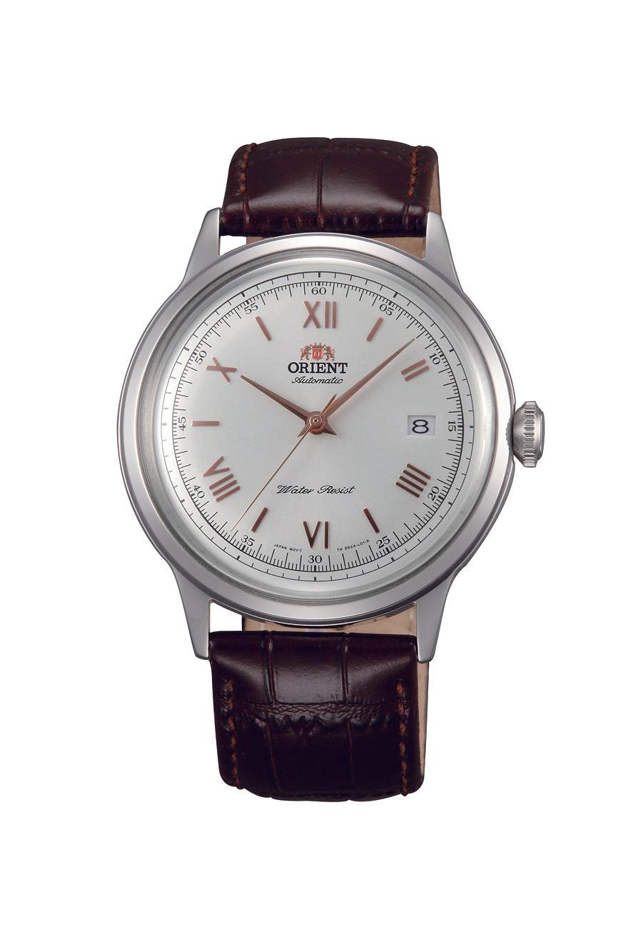 ORIENT WATCHESOrient Bambino Mechanical Watch (40.5mm) White Dial / Brown Leather FAWatch Avenue UK