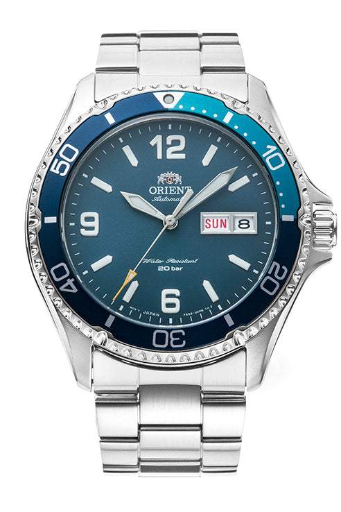 Orient Mako 2023  Mechanical WATCH (42mm) Blue Dial / Stainless Steel Established in 1950, Orient, the Japanese watch brand, introduces a collection of high-quality and accessible timepieces exuding timeless style. Distinguished as one