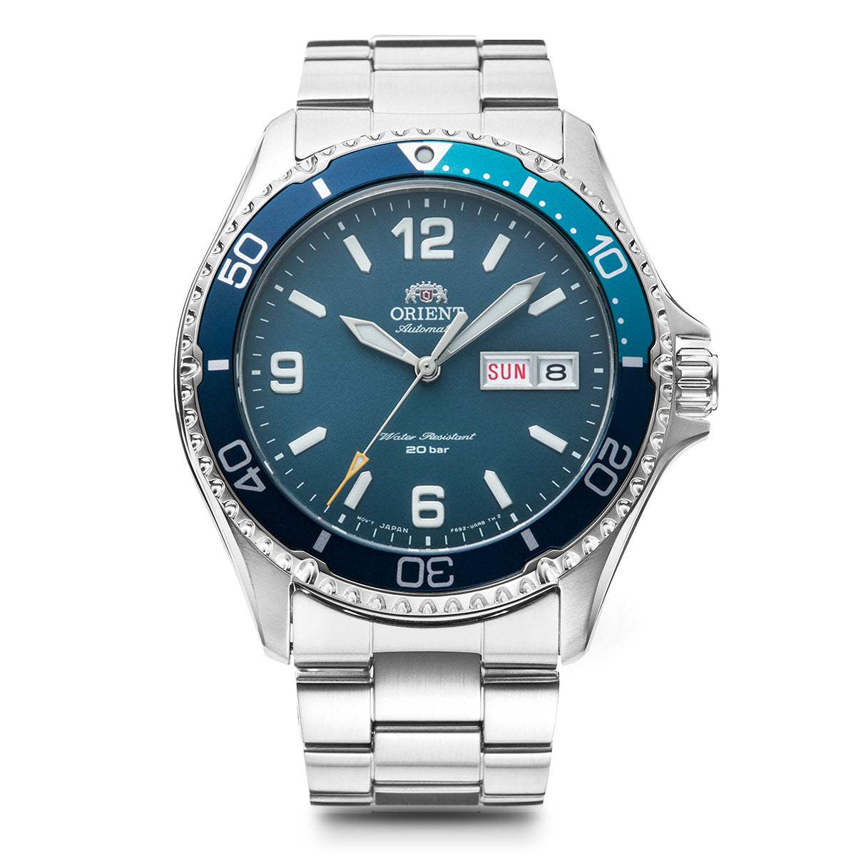Orient Mako 2023  Mechanical WATCH (42mm) Blue Dial / Stainless Steel Established in 1950, Orient, the Japanese watch brand, introduces a collection of high-quality and accessible timepieces exuding timeless style. Distinguished as one