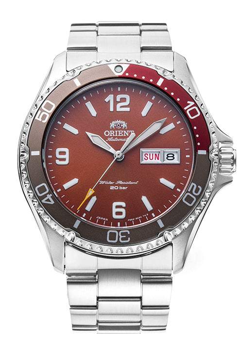 Orient RA-AA0820R19B Mens Day Date Dive Watch Automatic 42mm 20ATMEstablished in 1950, Orient, the Japanese-born watch brand, delivers timeless and high-quality timepieces that are within reach. Renowned for manufacturing mechanica