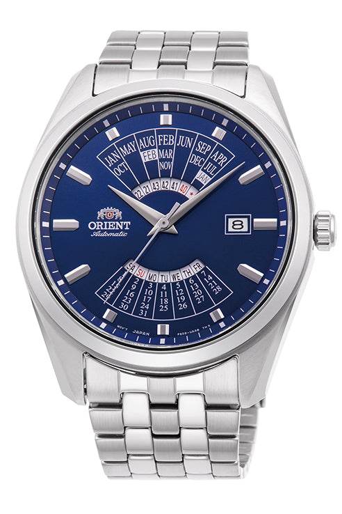 ORIENT WATCHESWatchOrient Multi-Year Calendar Mechanical Watch (43.5mm) Blue Dial / StainWatch Avenue UK